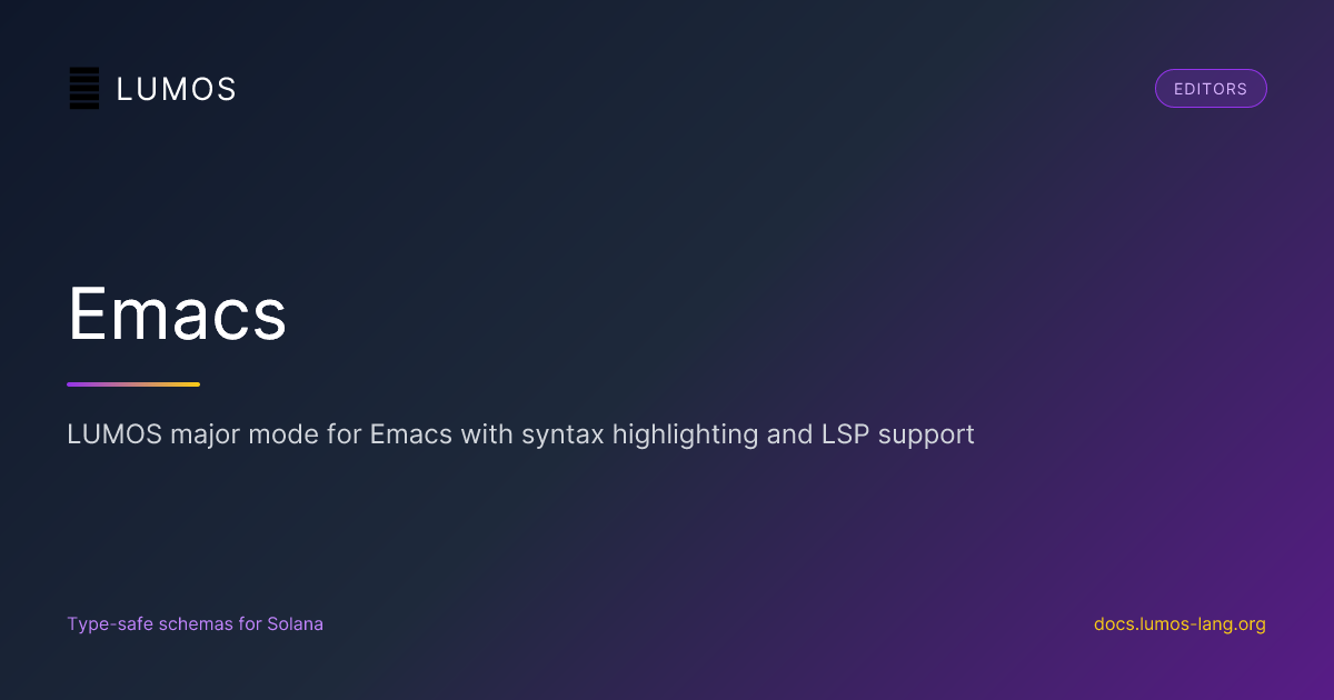 Emacs | LUMOS