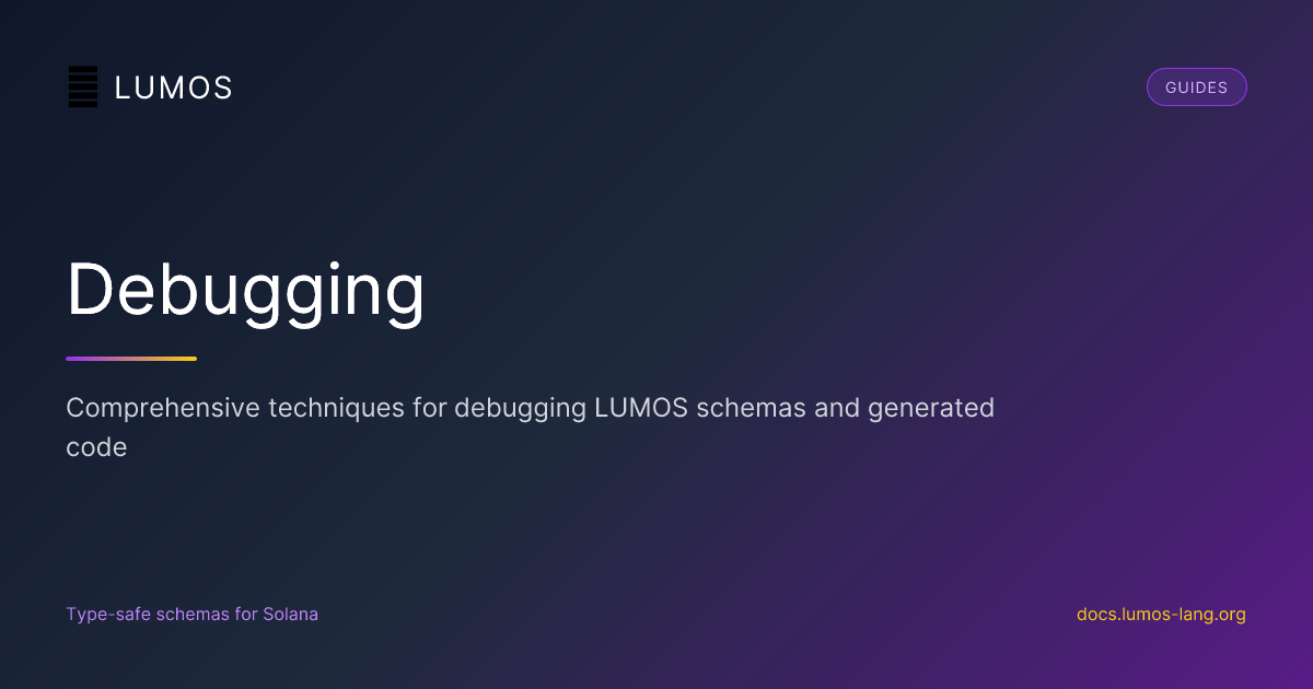 Debugging | LUMOS